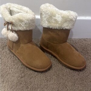 Cozy Tan Faux Fur Lined Women's Boots